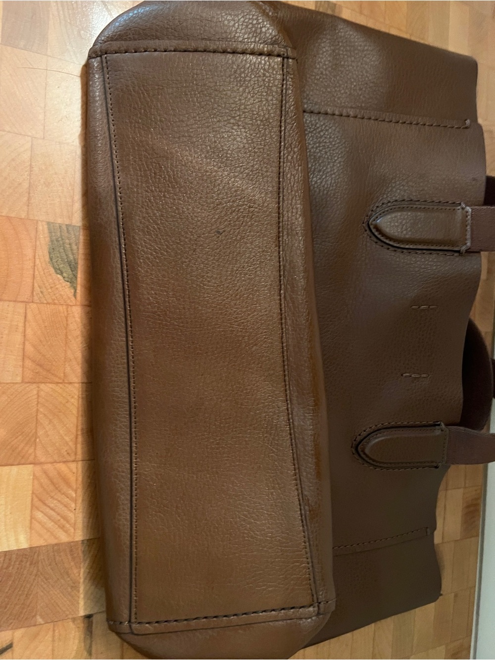 Coach Brown Pebbled Leather Everyday Tote - Picture 5 of 7